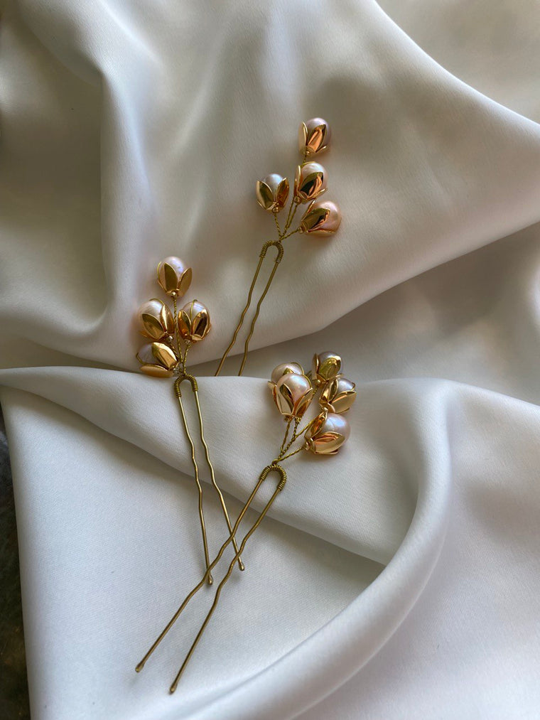 Trio pearl pins - Victoria's Accessories