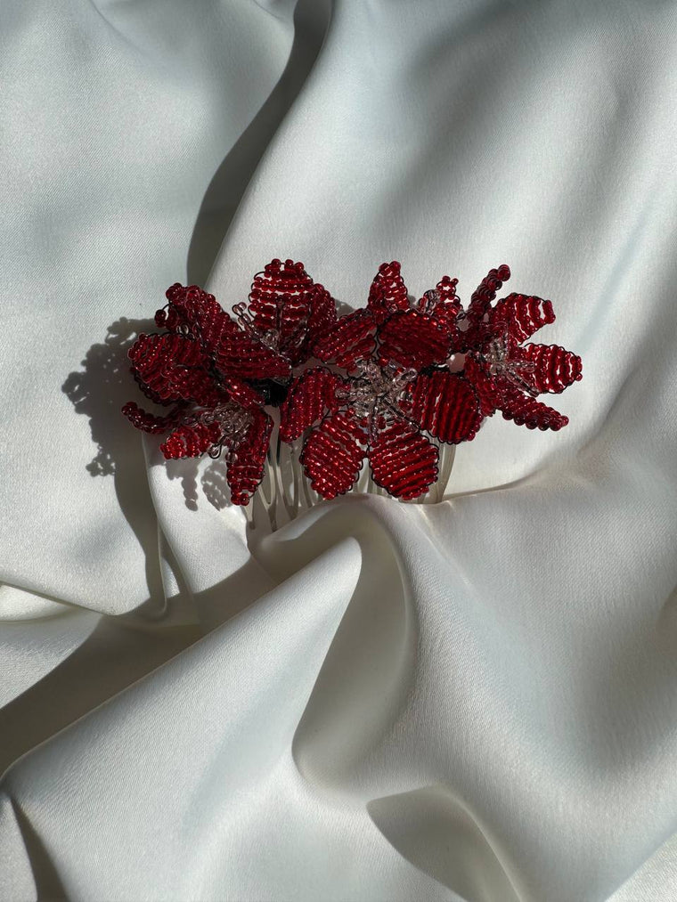 Liv beaded Hair comb | Victoria's accessories